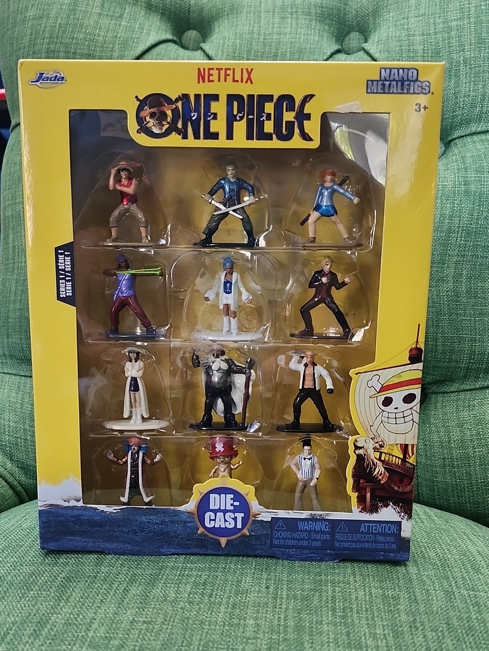 One Piece Nano Metalfigs Die-Cast Figure Set - Yellow Packaging